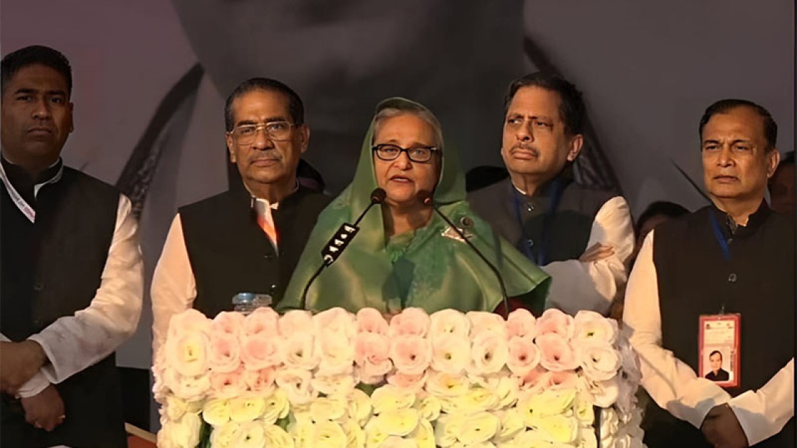 ৭ তারিখ সকলে সকাল সকাল ভোট দিন: শেখ হাসিনা ৭ তারিখ সকলে সকাল সকাল ভোট দিন: শেখ হাসিনা
