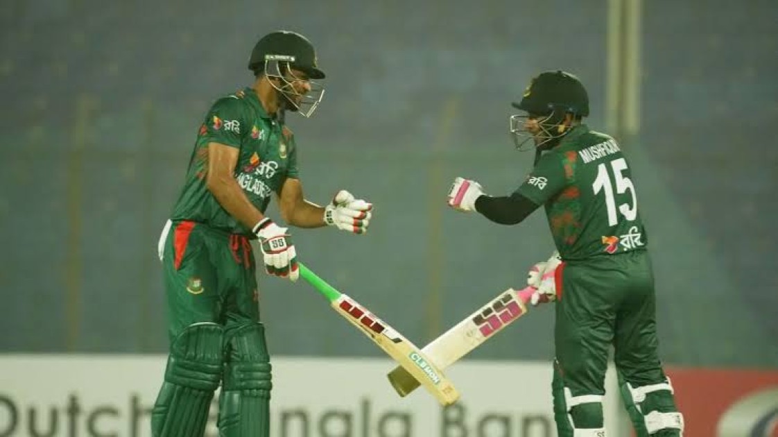 নাজমুল শান্তর সেঞ্চুরিতে জয়ের শুরু বাংলাদেশের